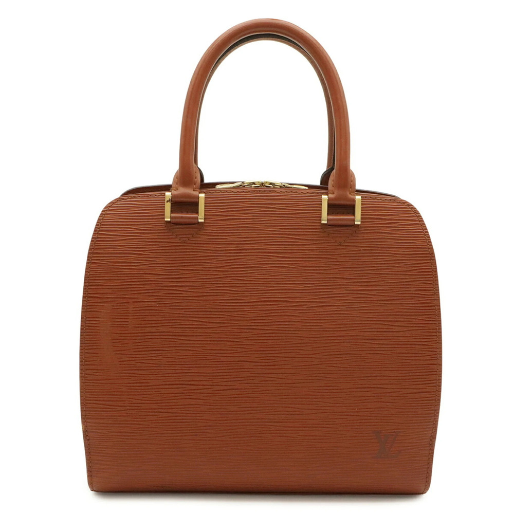 LOUIS VUITTON Louis Vuitton Epi Pont Neuf Handbag Leather Kenya Brown M52053